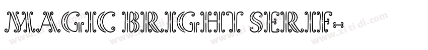 Magic Bright Serif字体转换